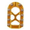 Motorcycle Gear Shifter Peg 360° Roating Anti Slip Golden Shift