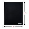 Staples 2026 Four‑Person Daily Appointment Book, 8" x 11", Hourly