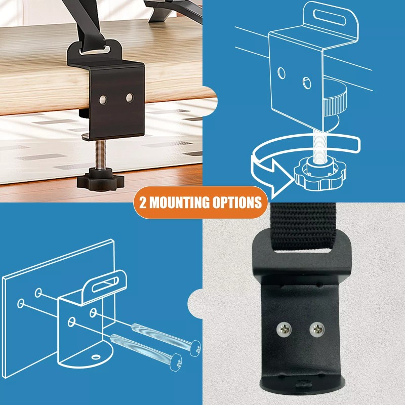 PUTOROGA TV Safety Straps No-Drill TV Straps Safety for Flat