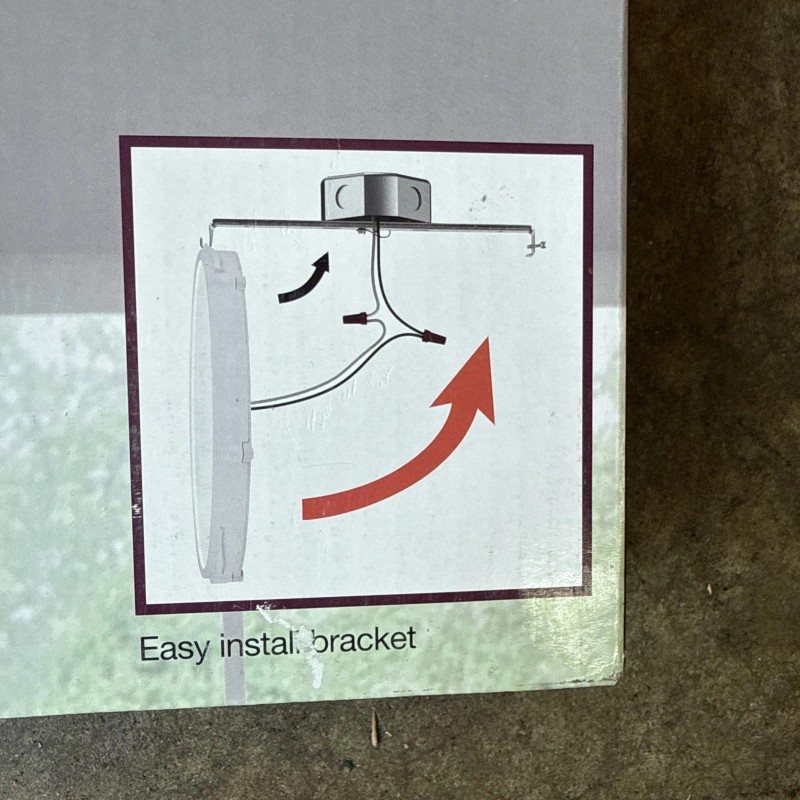 Sea Gull Lighting Home Decorators 15in Brushed Nickel Selectable LED