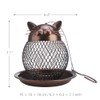 Outside Wild Bird Feeder, Heavy Duty Metal Frame Outdoor Bird