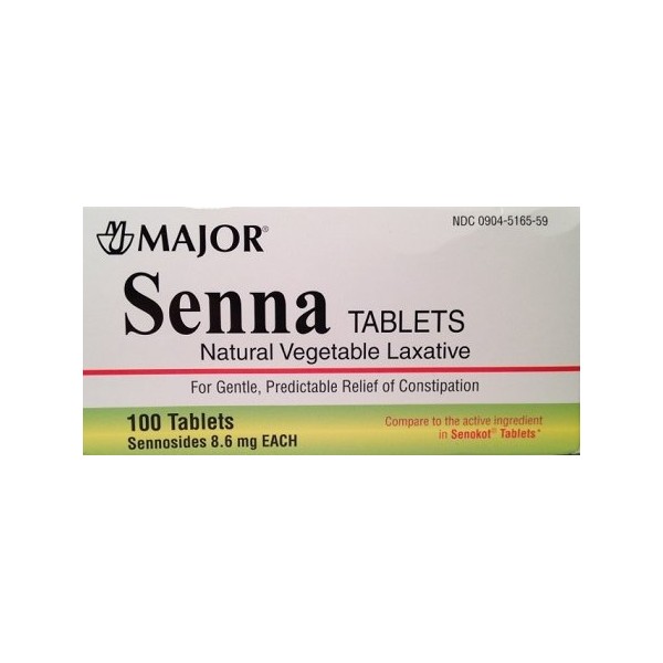 Senna Laxative 100 Tablets (Compare to Senokot® Tablets)