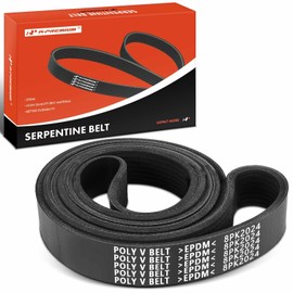 A-Premium Serpentine Belt 79.62 In For Ford, Blue Bird, Freightliner, International Harvester, Kenworth & Thomas Cars - F-150 1997-2001, F-250 1997-1999, F-650, F-750, Expedition, Vision School Bus