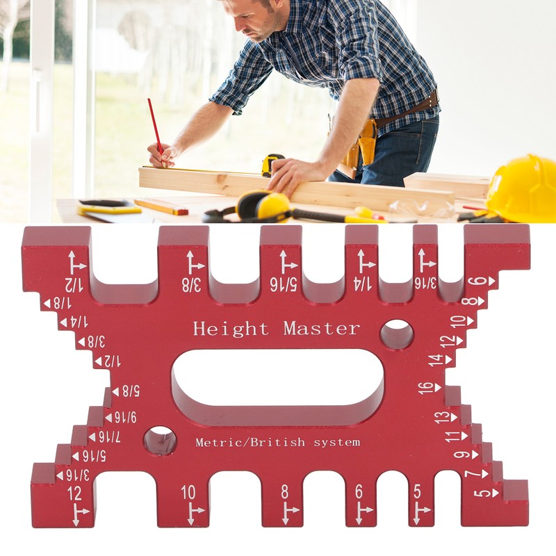Dovetail Jig Tenon Caliper High Accuracy Laser Scales Carpentry Router