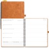 POPRUN Academic 2025-2026 Diary Week to View Large Spiral Bound
