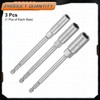 sourcing map 3pcs Nut Driver Drill Bit 8-12mm Metric Impact