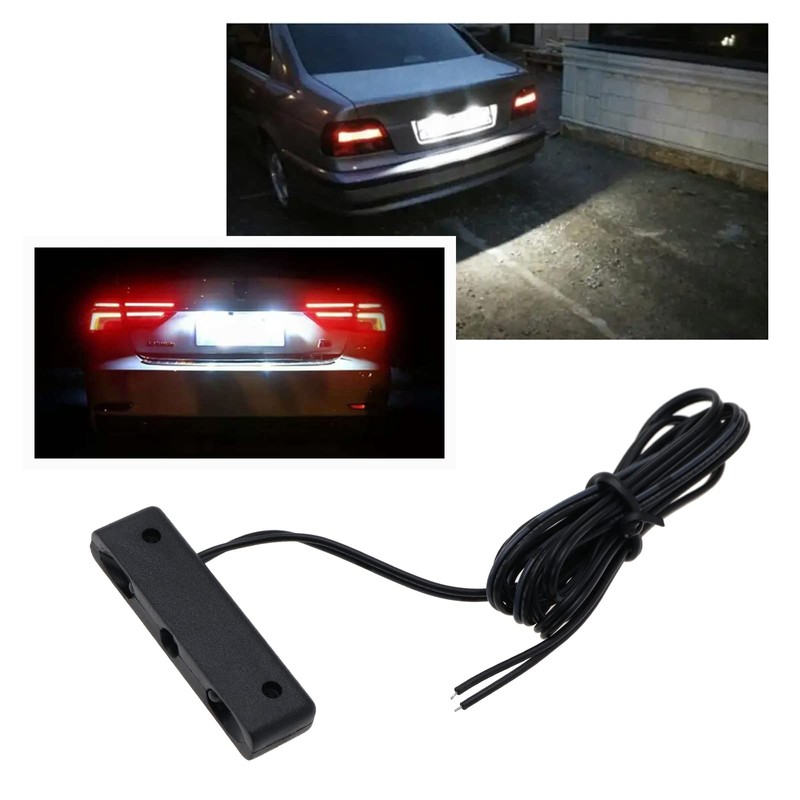 eMagTech Number Plate Light DC12V Number Plate Lamp 3LED with