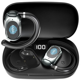 Al Translation Earbuds, Real Time Language Translator Earphone, 150 Languages & 10 Offline, Two-Year Free Subscription & 4-in-1 HD Sound, Easy Use, Fast Reaction for Travel Business Learning - Black