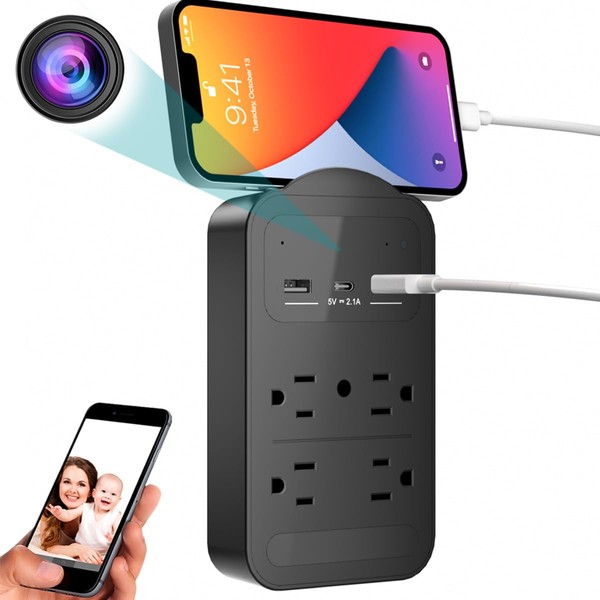 recsentryno.7 WiFi Camera 4K,Security Cam with Night Vision for Baby/Elder/Dog/Pet,Indoor