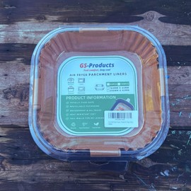 Small Air Fryer Liners (Square (16 x 4.5) cm, 100 PCS Airfryer Liners for 5-8QT Air Fryer, Oil-Proof, Baking Parchments Disposable Paper Liners Compatible with COSORI, Tower Air Frye, Ninja.