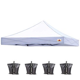 ABCCANOPY Replacement Canopy Top for Pop Up Canopy Tent (8x8, White)