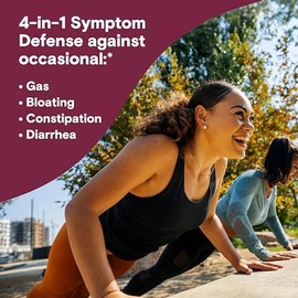 Phillips' Colon Health Daily Probiotic Capsules, 4-in-1 Symptom Defense to help defend against Occasional Gas, Bloating, Constipation, and Diarrhea, D