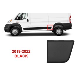 Aftermarket Products For Dodge Ram ProMaster 2019-2022 REAR DOOR TRIM BODY MOLDING COVER LEFT BLACK