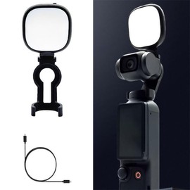 Coyktonty OSMO Pocket 3 Small Auxiliary Light, LED Video Light Auxiliary Lighting Filming Light 180 mAh Rechargeable for DJI Pocket 3