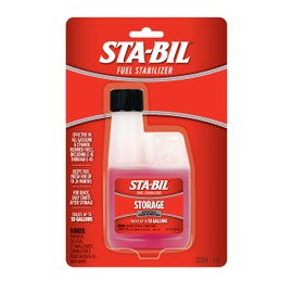 STA-BIL Storage Fuel Stabilizer - Guaranteed To Keep Fuel Fresh Fuel Up To Two Years - Effective In All Gasoline Including All Ethanol Blended Fuels - For Quick, Easy Starts, 4 fl. oz. (22204)