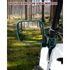 SAUTVS Adjustable Side Mirrors Compatible with Kawasaki Mule Pro FXT