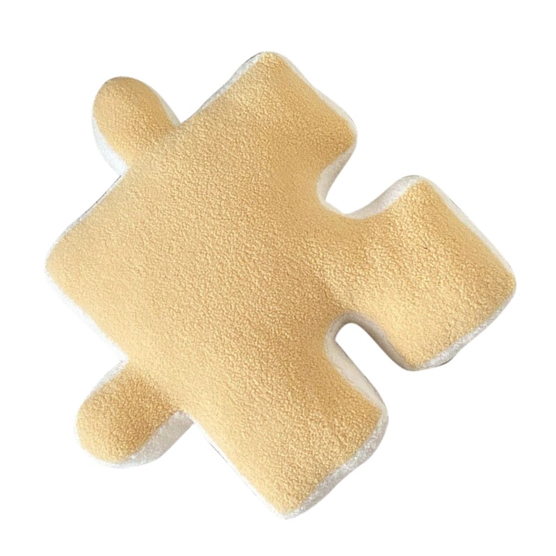 Plush Throw Pillow Ultra Soft Cushion Puzzle Special Shaped for