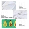 DIGTIA Summer Avocado Green Kitchen Hand Towels 2 Pack Funny