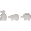 Baker Ross EV2803 Ross Keramik-Spardosen Dinosaurier(3 Stück), Ceramic