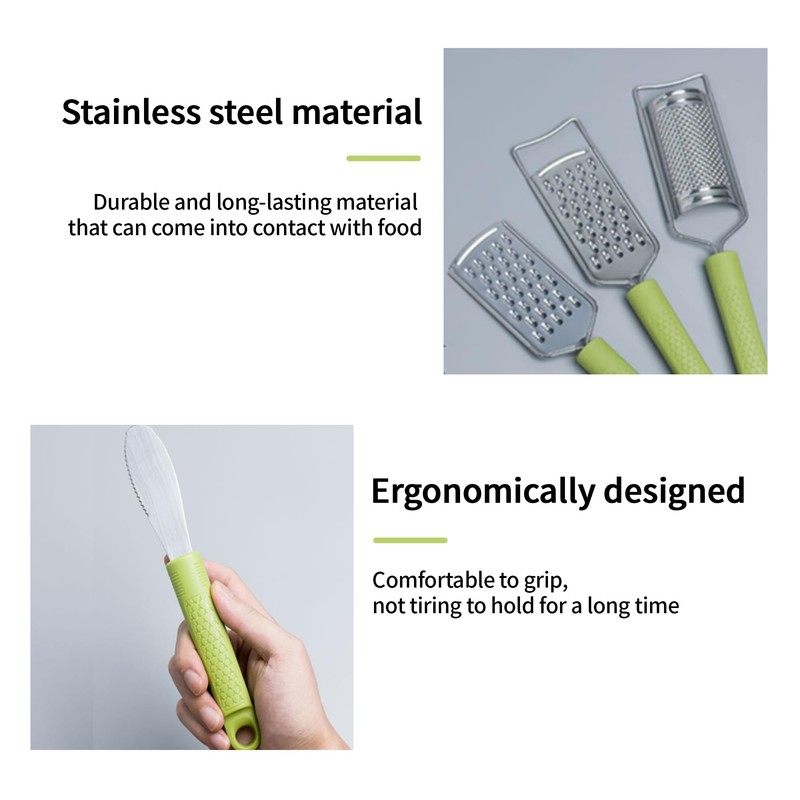 6 Pcs Kitchen Tool Set - Stainless Steel Kitchen Handle