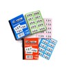 Bingosupermarket Raffle Tickets 1-1000 Cloakroom Tickets - Assorted Colours bordered.