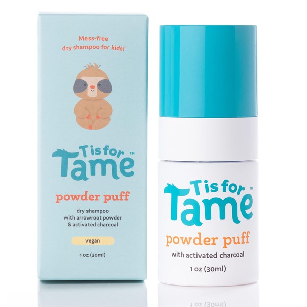 T is for Tame - Baby Powder Spray, Innovative Light Mist Sprayer Ensures Easy Direct Application and No Mess, All Natural Ingredients Arrowroot Powder & Charcoal, 2023 Release