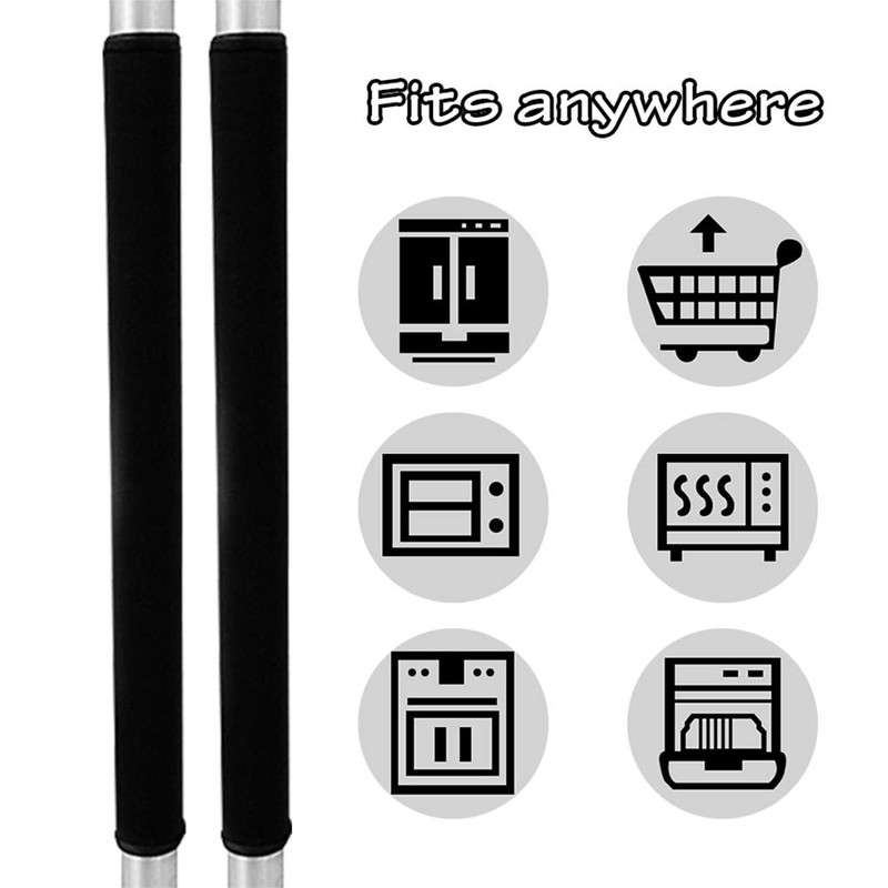 Miaowater 4 PCS Refrigerator Door Handle Covers Kitchen Appliance Decor