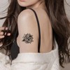 OFL4PONQ Lettering Tattoo Sticker Tattoo Henna Set of 30 - D Type FREE / OFL4PONQ레터링 타투 스티커 문신 헤나 30장 세트 - D 타입FREE