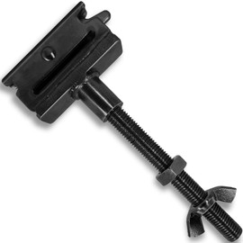 1 Pack E Track Spare Tire Holder Mount for X-Track Tie Down Anchor Points Bolt Hanger Spare Wheel Carrier Etrack Rail System Accessories for Enclosed Trailers, Trucks, Semis, Garages (Black)