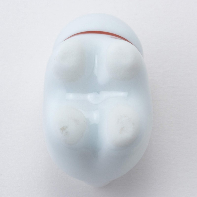 Hasamiyaki Chopsticks Rest Dog Red 04749