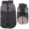 JoyDaog Warm Fleece Dog Coats for Small Dogs,D-Rings Waterproof Puppy