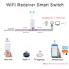 Wireless Light Switch and Receiver Kit Alexa,Greencycle Wireless Switch for