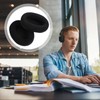 Mobestech Ergonomic Headphone Sponge Covers 2 Pack Black Compatible -