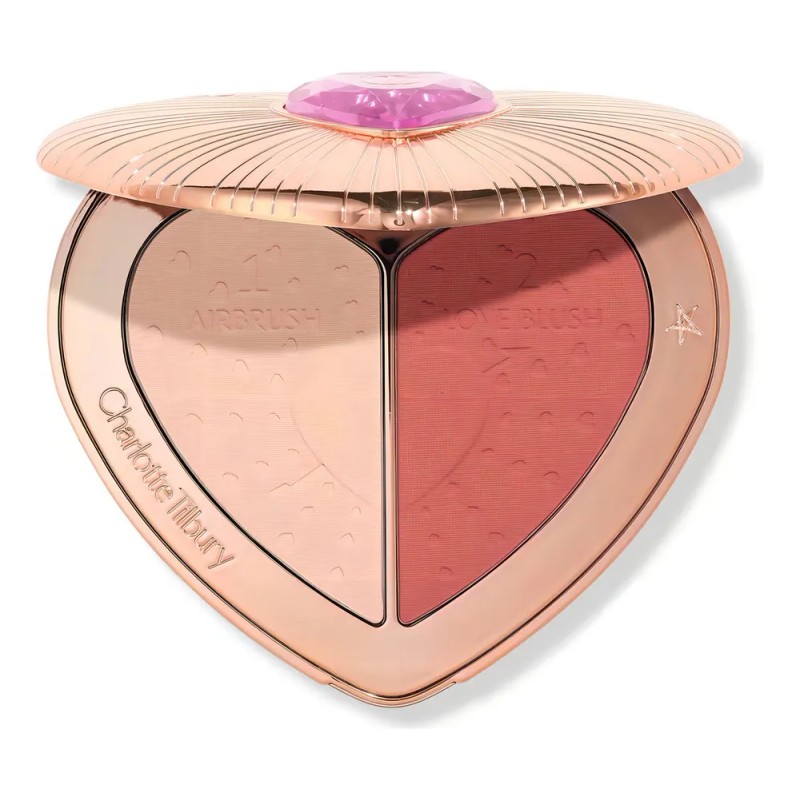 Kit Charlotte: Paleta Iluminador Y Rubor Pillow Talk Flawless Peach