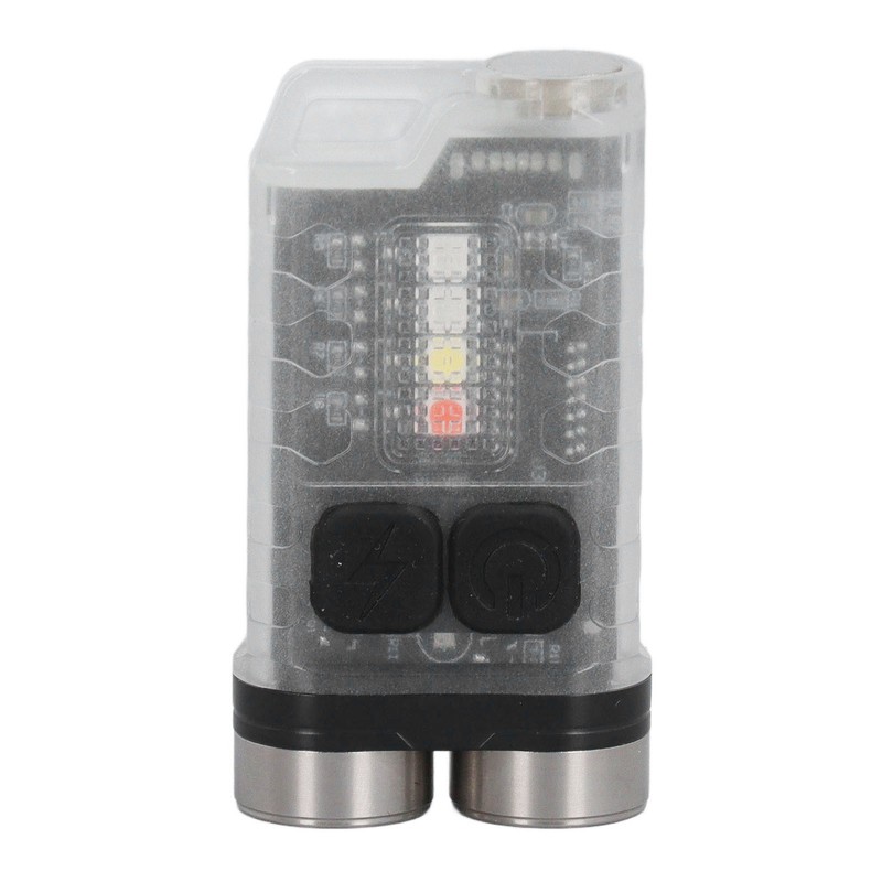 Keychain Flashlight 900LM White LED IP65 Waterproof Magnetic Tail Fluorescent