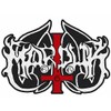 Marduk Logo Shape Patch Black Metal
