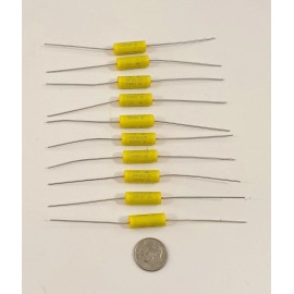 Mallory 150 series .047 µF  630 volt capacitors set of 10 NEW!