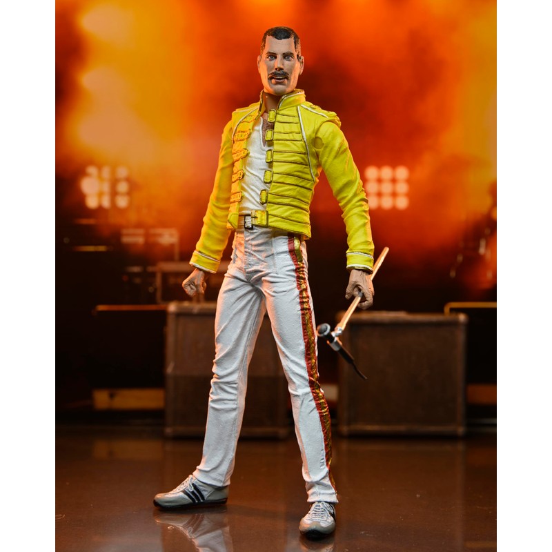 NECA Freddie Mercury Figura de acción de 18 Pulgadas