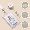 Fashion 3PCS Pack Retractable Badge Holders with 360 Degree Alligator
