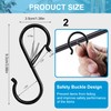 GZLFH Pack of 20 S-Shaped Hooks, S Hooks, Multifunctional Anti-Drop