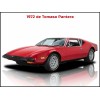 1972 de Tomaso Pantera New Metal Sign: Beautiful Restoration!