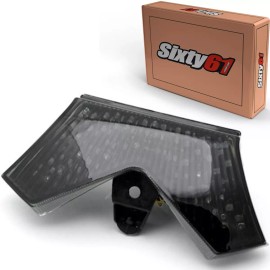 Sixty61 ZX14 ZX14R Tail Light 2006-2022 2023 2024 2025 Smoke Kawasaki LED Turn Signal