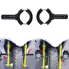 Motorcycle Fork Mount Brackets Fog Spot Light Mount Brackets Aluminium Front Fork Pipe Clamp Universal Adjustable Light Mount Bracket Fit 1.2"/1.5"/1.75"/2" /2.3" Inch Roll Bar (28mm - 58mm)