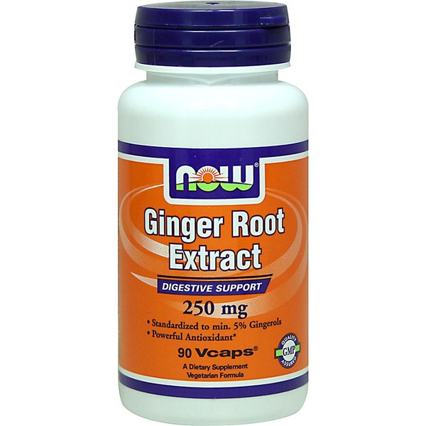 Now Foods Ginger Root Extract 250 mg - 90 Veg Capsules