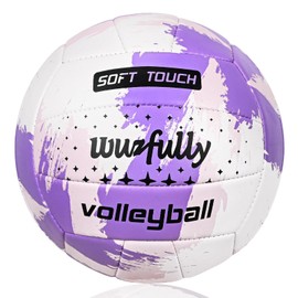 Wuzfully Volleyball Children's Soft Touch Lightweight Beach Volleyball for Indoor Outdoor Indoor Outdoor Beach Ball Size 5