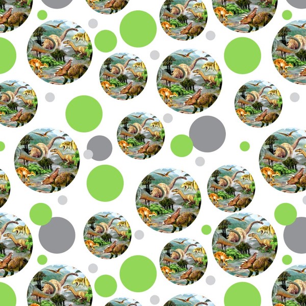GRAPHICS & MORE Dinosaur Jurassic Dinoscape Premium Gift Wrap Wrapping