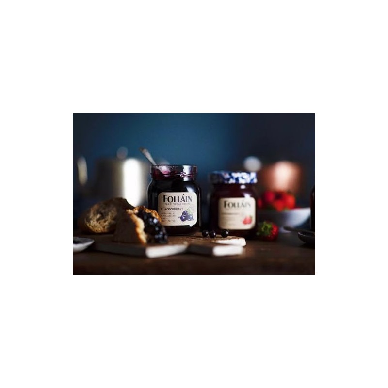 Follain Traditional Irish Blackcurrant Jam 370g (13oz)