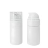 Travel 50 mL Lotion Dispenser, White Plastic Airless Pumps for