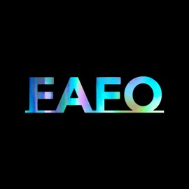FAFO Decal Vinyl Sticker Auto Car Truck Wall Laptop | Holographic | 5.5" x 1.5"