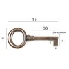 Furniture Key Antique Style Furniture Burnished Replacement Key Blank Patina